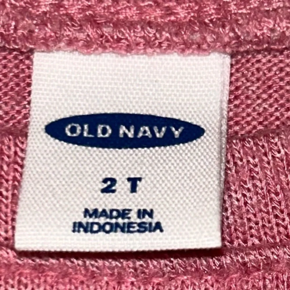 OLD NAVY Toddler Girl Pink Long Sleeve Shirt 2T